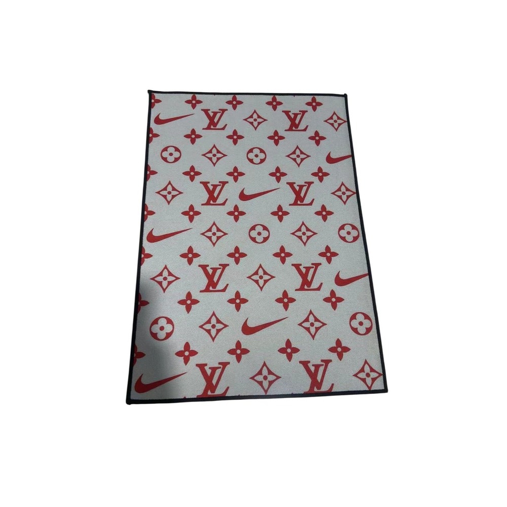 Designer Nike x Louis V  Rug Non Slip Back